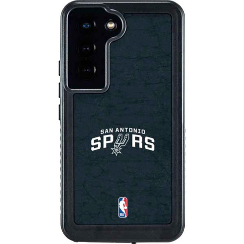 NBA San Antonio Spurs Distressed Galaxy S24 Waterproof Case